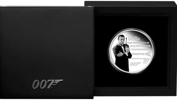 James Bond Legacy Serie 1 Unze Silber 2021 Sean Connery + Box +COA*