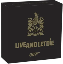 James Bond - Live and Let Die - 1 UNze Silber Proof 2023 +Box + COA*