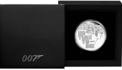 James Bond - No Time to Die - 1 Oz Silber Proof 2020 +Box +COA*
