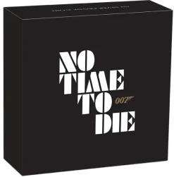 James Bond - No Time to Die - 1 Oz Silber Proof 2020 +Box +COA*