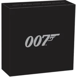 James Bond - 007 - 1 Oz Silber High Relief + Box +Zertifikat*