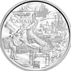 Kanada - 125Jahre Banff National Park - 1 KG Silber 2010. *