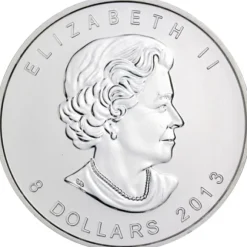 Kanada Polarbär 1,5 Unzen Silber 2013*