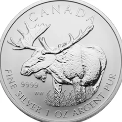 Kanada Wildlife - Moose / Elch - 1 Unze Silber 2012*
