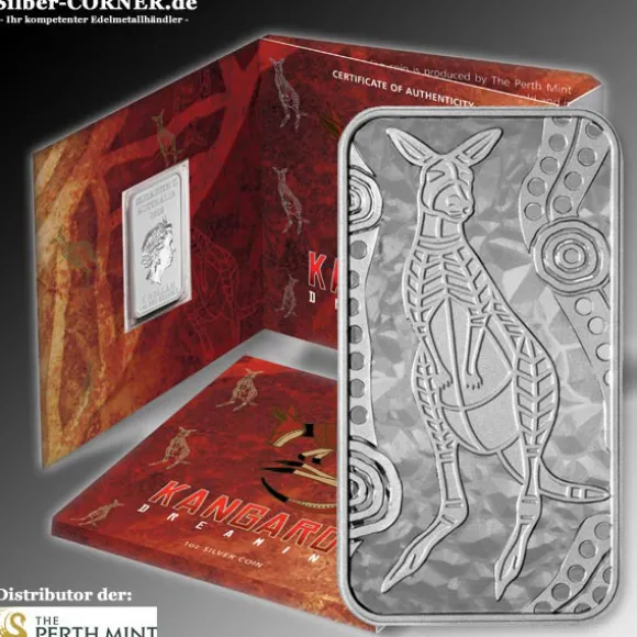 Kangaroo Dreaming 1 Oz Silber 2008 +Presentation Pack*