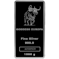 1 Kilogramm Silberbarren Tokelau Godess of Europa Münzbarren*