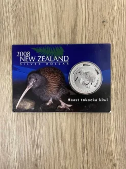 Kiwi 1 Oz Silber 2008 im Blister*