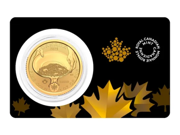 Klondike Goldrush - Panning for Gold - 1 Unze Gold 2021