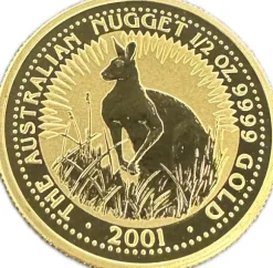 Känguru / Nugget 1/2 Unze Gold 2001