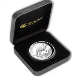 Känguru 5 Oz Silber High Relief 2017 + Box +COA*