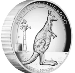 Känguru 1 Oz Silber High Relief 2012 +Box +COA*