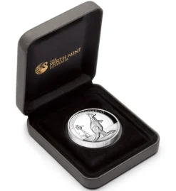 Känguru 1 Oz Silber High Relief 2012 +Box +COA*