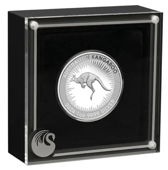 Känguru 1 Oz Silber Proof - KING CHARLES - 2024 +Box +COA