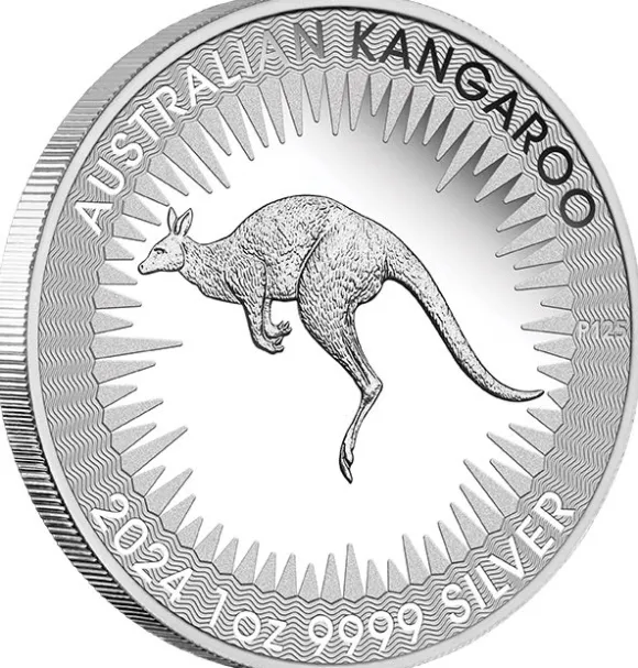Känguru 1 Oz Silber Proof - KING CHARLES - 2024 +Box +COA