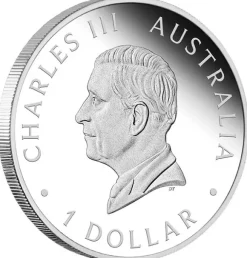 Känguru 1 Oz Silber Proof - KING CHARLES - 2024 +Box +COA