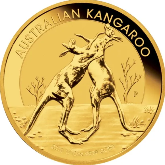 Känguru 1/10 Unze Gold 2010