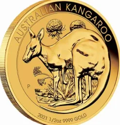 Känguru 1/2 Unze Gold 2021