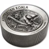Koala 2 KG Silber - High Relief - Antik Finish 2018*