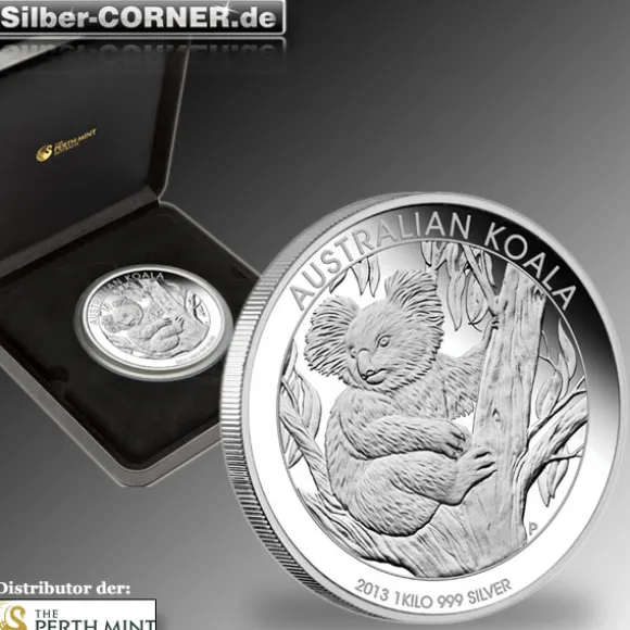 Koala 1 KG Silber 2013 Proof +Box +COA*