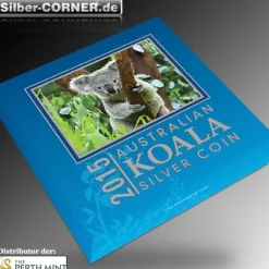 Koala 1 KG Silber 2015 Proof + Box + CoA *