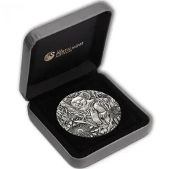 Koala 2 Oz Silber 2017 - Antik Finish- + Box + COA *