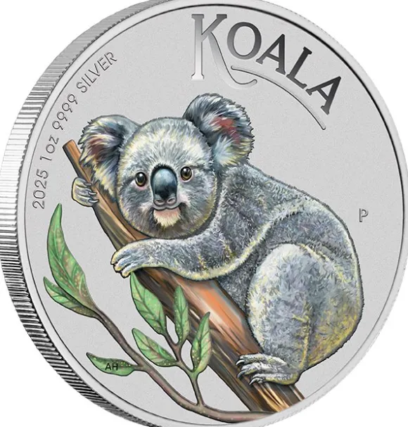 Koala 1 Oz Silber - Brisbane ANDA Money Show 2025 Blister