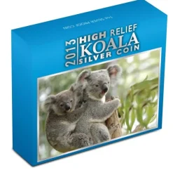 Koala 1 Oz Silber High Reief Proof 2013+ Box +CoA*