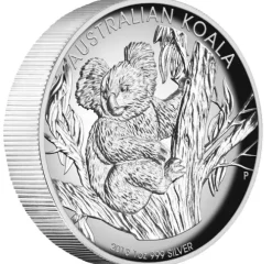 Koala 1 Oz Silber High Reief Proof 2013+ Box +CoA*