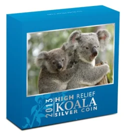 Koala 5 Oz Silber High Relief 2013 + Box + COA*