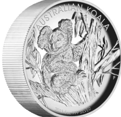 Koala 5 Oz Silber High Relief 2013 + Box + COA*
