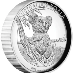 Koala 2015 1 Oz Silber High Relief + Box + COA *