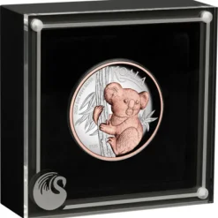 Koala 5 Oz Silber High Relief- gilded - 2024 +Box +COA*