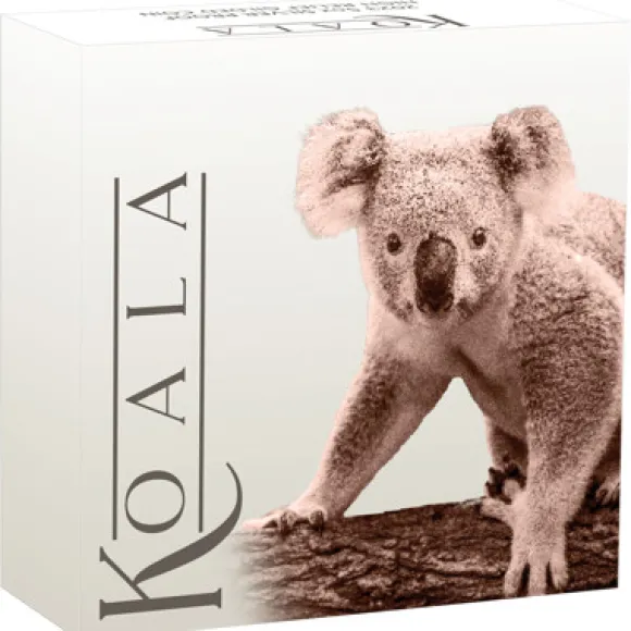 Koala 5 Oz Silber High Relief- gilded - 2024 +Box +COA*
