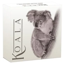 Koala 5 Oz Silber High Relief- gilded - 2025 +Box +COA