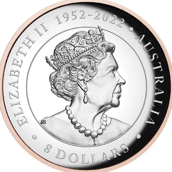 Koala 5 Unzen Silber High Relief Vergoldet 2023 +Box +COA *