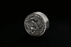 Koi Fish 2 KG Silber High Relief - Antik Finish 2023 + Box + COA*