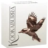 Kookaburra - High Relief - Gilded - 2 Unzen Silber 2024 +Box + CoA-*