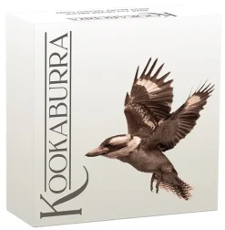 Kookaburra - High Relief - Gilded - 2 Unzen Silber 2024 +Box + CoA-*