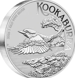 Kookaburra 1 Kg Silber 2026