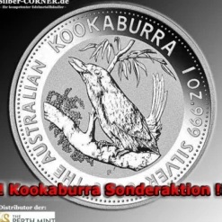 Kookaburra 2 Oz Silber 1993 *