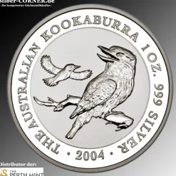 Kookaburra 1 Oz Silber 2004*