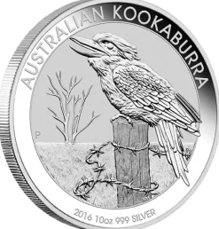 Kookaburra 10 Oz Silber 2016*