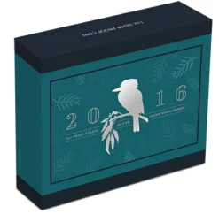 Kookaburra 1 Oz Silber High Relief 2016 +Box +COA *
