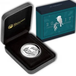 Kookaburra 2017 1 Oz Silber - High Relief - Box + COA*