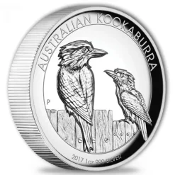 Kookaburra 2017 1 Oz Silber - High Relief - Box + COA*
