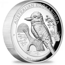Kookaburra 1 Oz Silber High Relief 2019 +Box +COA*