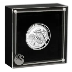 Kookaburra 1 Oz Silber High Relief 2019 +Box +COA*