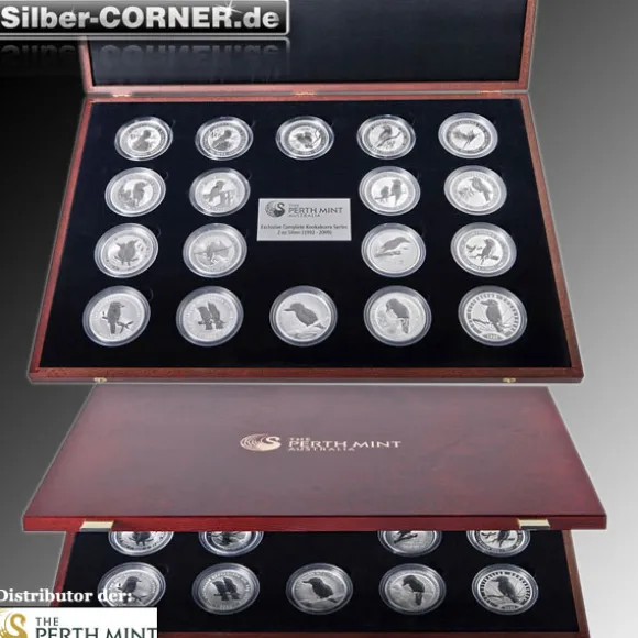 Kookaburra 1992 - 2009 2 Oz Silber komplett *