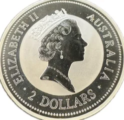 Kookaburra 2 Unzen Silber 1996 *