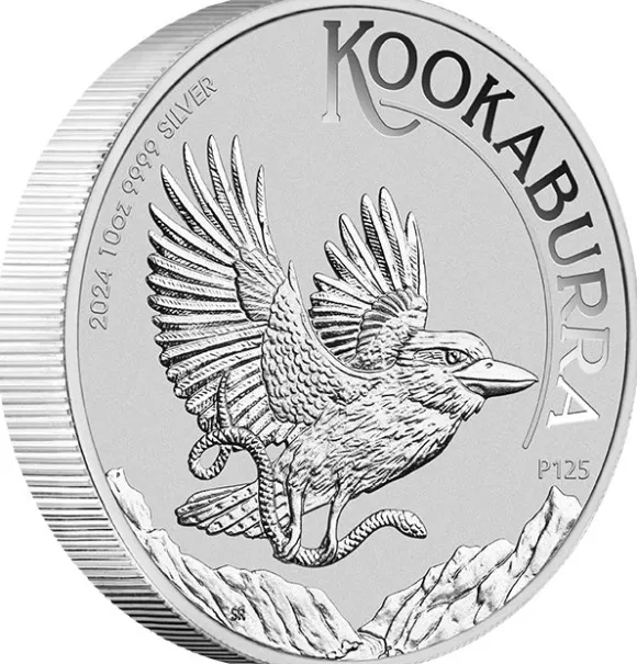 Kookaburra 10 Unzen Silber 2024*